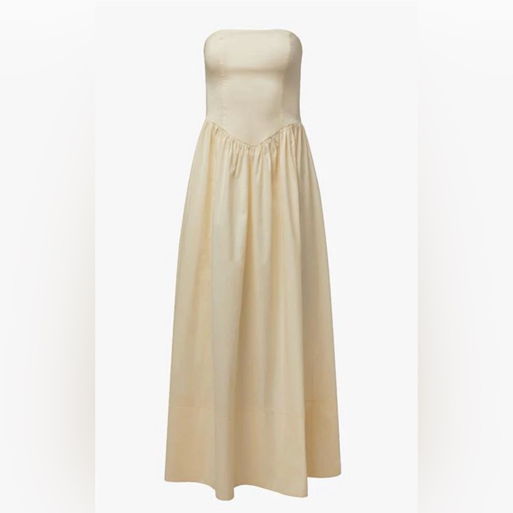 WeWoreWhat Strapless White Midi Dress - Picture 3 of 11